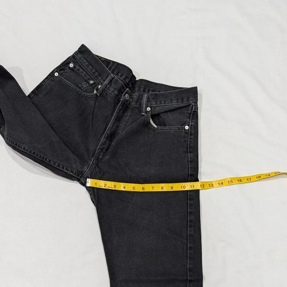 Levi's 511 Slim Fit Red Tab Black Denim Jeans Mens W33 L32